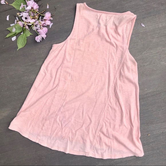 Madewell Forward Seam Slub Tank Rose EUC Size XS - Picture 4 of 5